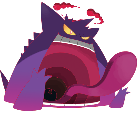 Gigantamax Gengar Blank Meme Template