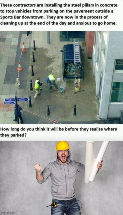 Pavement | image tagged in angry contractor,pavement,memes,you had one job,vehicles,vehicle | made w/ Imgflip meme maker