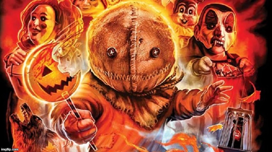 The best Halloween-season movie ever: Trick 'r Treat | image tagged in halloween,horror movies,halloween is coming,trick or treat,happy halloween | made w/ Imgflip meme maker