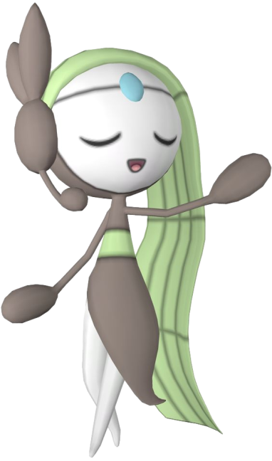 Meloetta singing Blank Meme Template