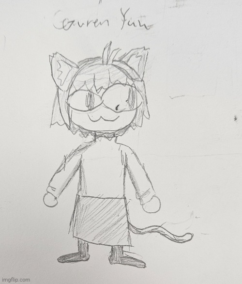 Bored so I drew Neco-Arc | made w/ Imgflip meme maker