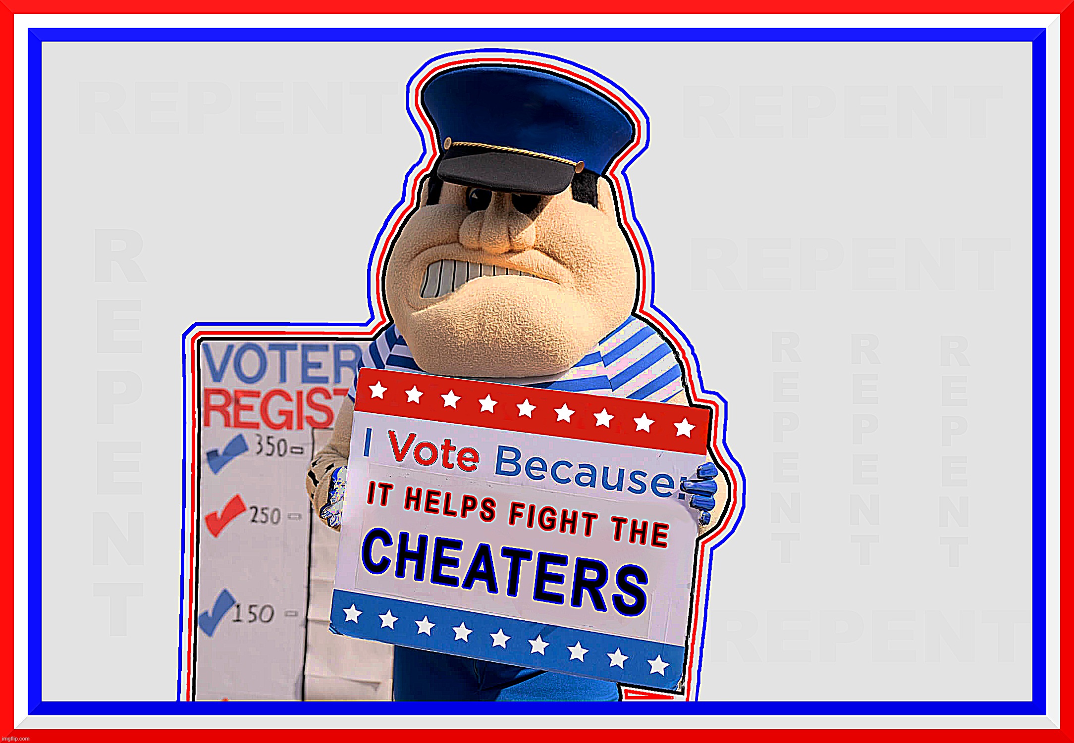 FIGHT THE CHEATERS - VOTE! | image tagged in vote,fight,cheaters,voter fraud,election fraud,voter | made w/ Imgflip meme maker