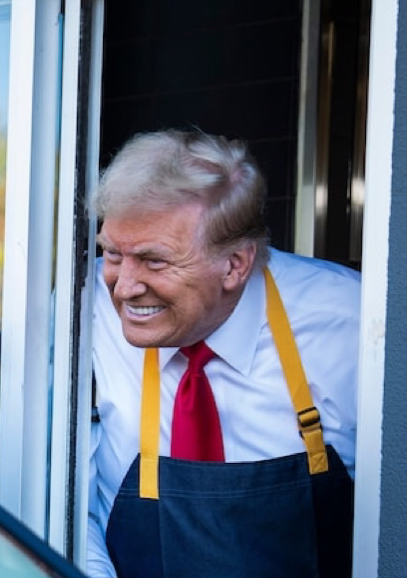 Trump McDonalds Blank Meme Template