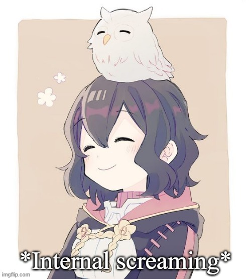 Wholesome Morgan | *Internal screaming* | image tagged in wholesome morgan | made w/ Imgflip meme maker