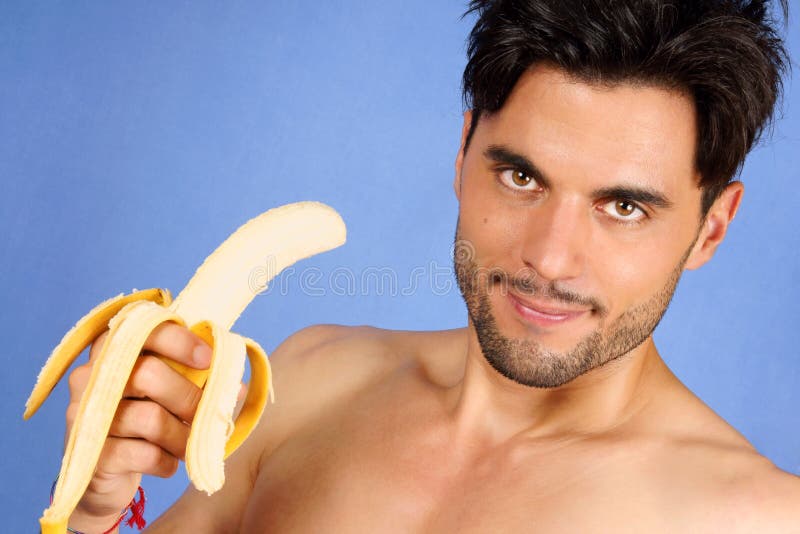 Guy with banana Blank Meme Template