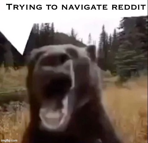 Fedy Faber | Trying to navigate reddit | image tagged in fedy faber | made w/ Imgflip meme maker