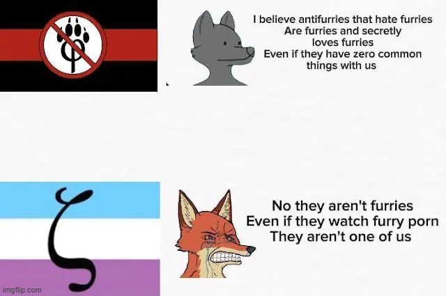 Hypocrites, hypocrites everywhere: | image tagged in anti furry,facts,hypocrisy,funny | made w/ Imgflip meme maker