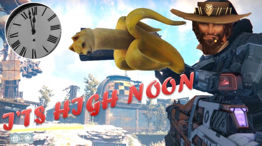 its high noon overdestiny | image tagged in its high noon overdestiny | made w/ Imgflip meme maker