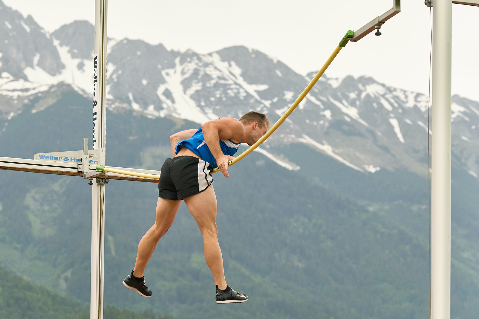 pole vault smack Blank Meme Template