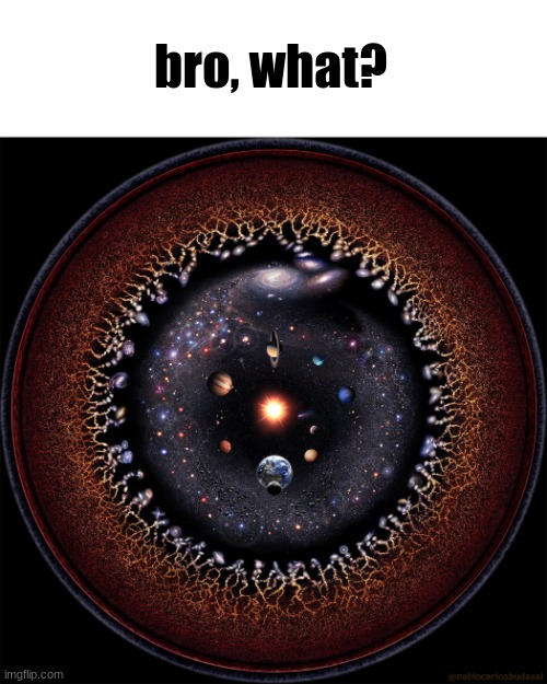 PABLO CARLOS BUDASSI OBSERVABLE UNIVERSE | bro, what? | image tagged in pablo carlos budassi observable universe | made w/ Imgflip meme maker
