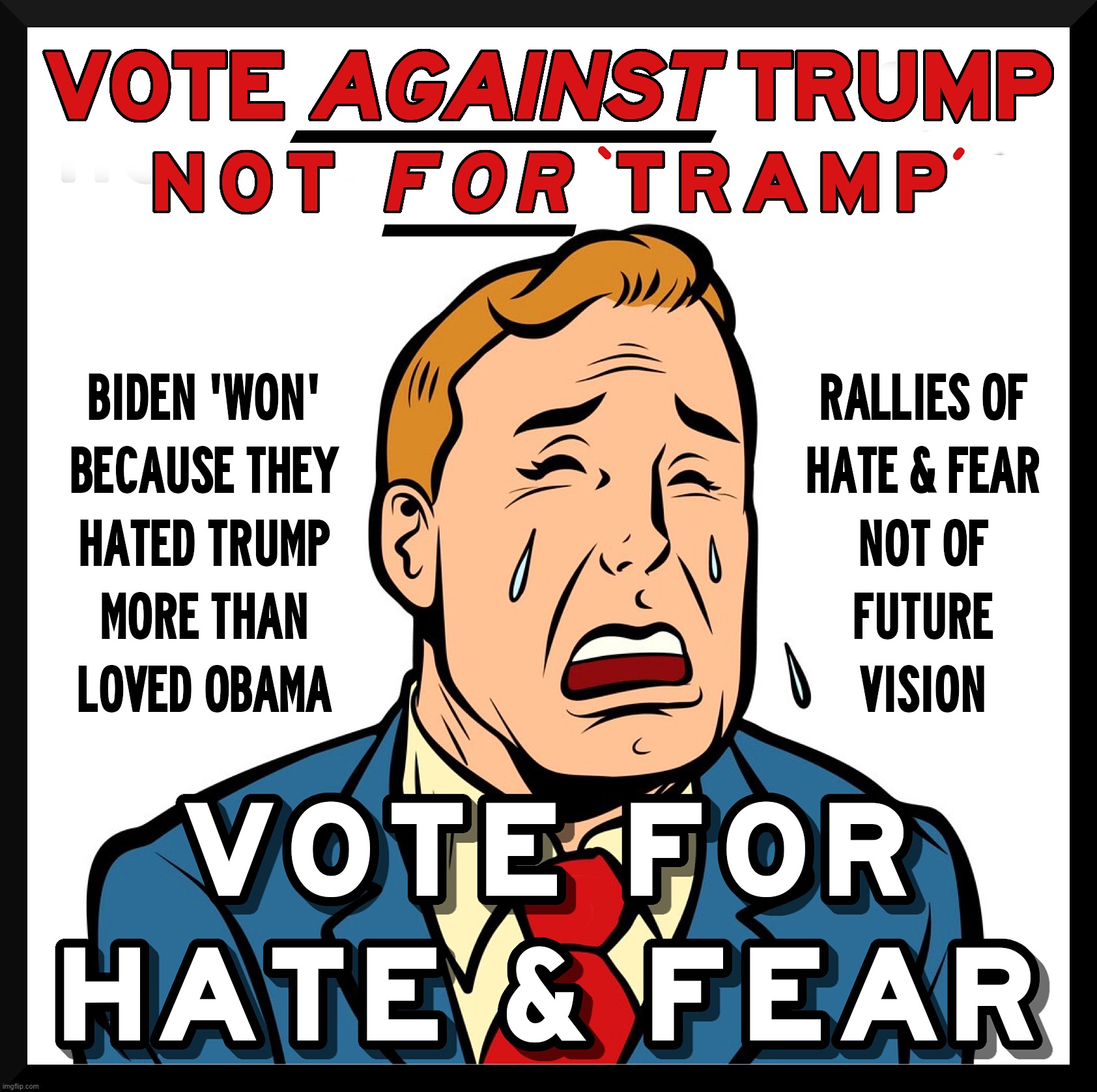 VOTE 'FOR' HATE & FEAR ? | image tagged in kamala harris,biden,coup,liar,hate,fear | made w/ Imgflip meme maker