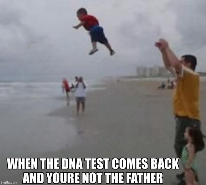 Yeet the child | image tagged in dna | made w/ Imgflip meme maker