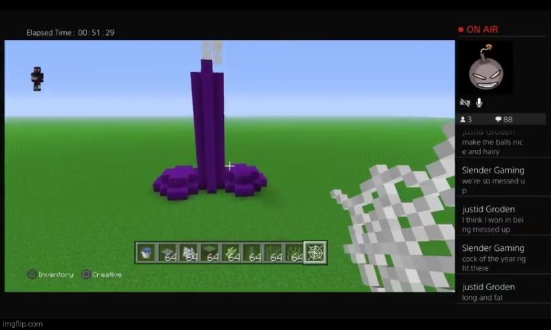 MINECRAFT dick | image tagged in minecraft dick | made w/ Imgflip meme maker