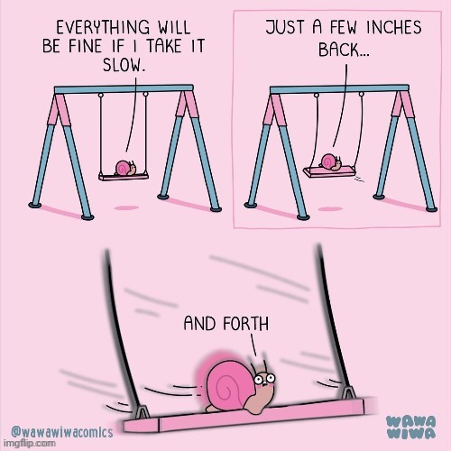 Snail swinging | image tagged in snails,snail,swing,swinging,comics,comics/cartoons | made w/ Imgflip meme maker