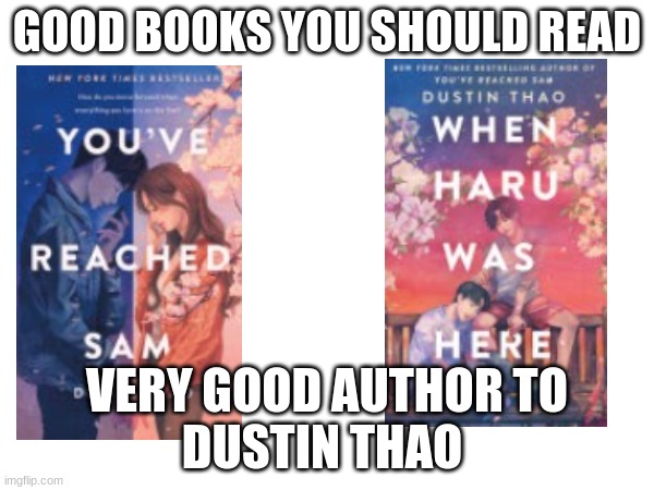 Book for the cart that full but i have them and they good | GOOD BOOKS YOU SHOULD READ; VERY GOOD AUTHOR TO
DUSTIN THAO | image tagged in books | made w/ Imgflip meme maker