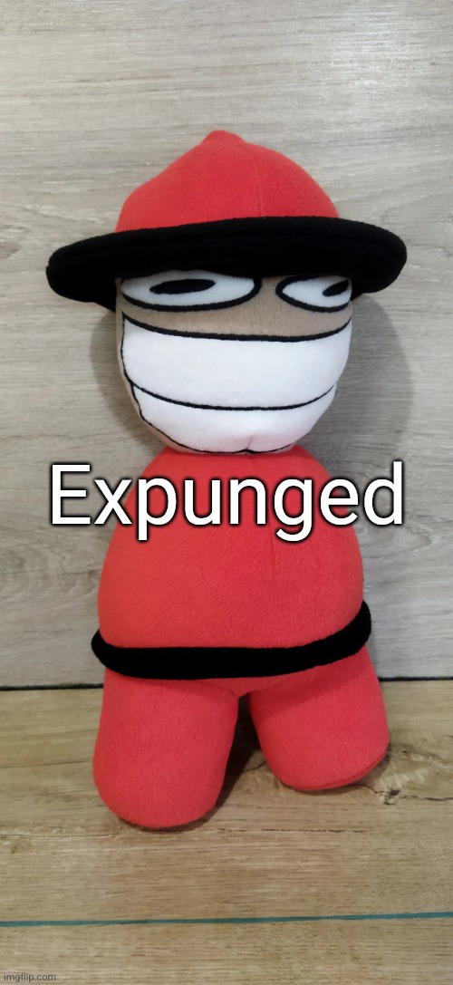 Expunged | Expunged | image tagged in epxunge,friday night funkin,dave and bambi,blursed | made w/ Imgflip meme maker