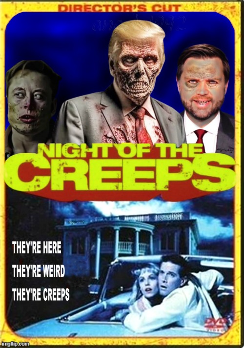 image tagged in horror movie,creep,zombies,twitter,aliens,halloween | made w/ Imgflip meme maker