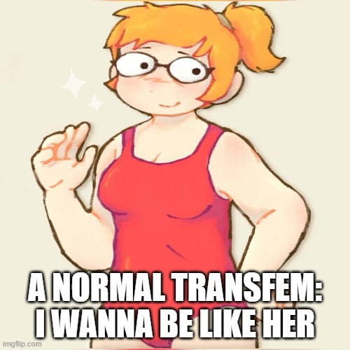 smiling friends zoey :3 | A NORMAL TRANSFEM: I WANNA BE LIKE HER | image tagged in transgender | made w/ Imgflip meme maker