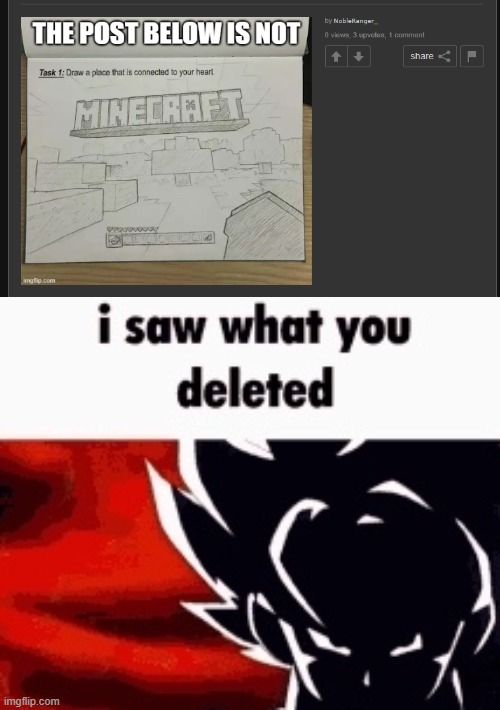 . | image tagged in i saw what you deleted | made w/ Imgflip meme maker