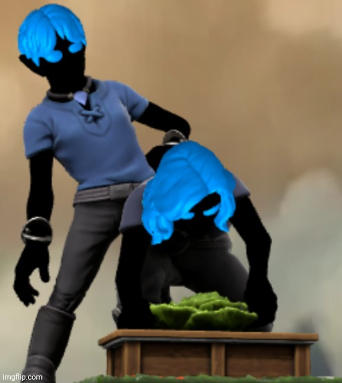 the p l a n t | image tagged in hero forge | made w/ Imgflip meme maker