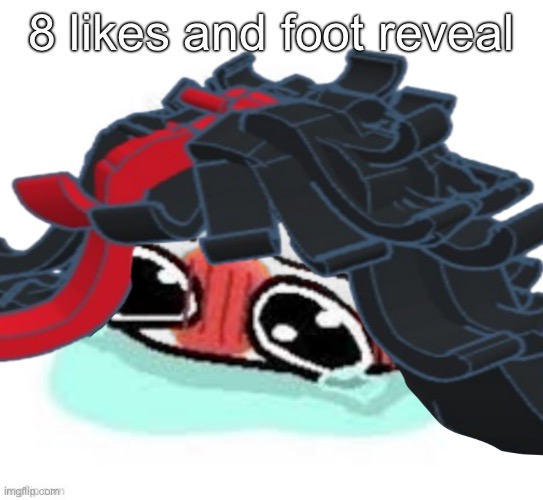 Amb shamb bbbmba | 8 likes and foot reveal | image tagged in amb shamb bbbmba | made w/ Imgflip meme maker