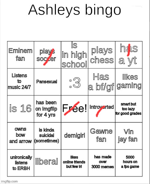 Boring | image tagged in ashley's bingo | made w/ Imgflip meme maker