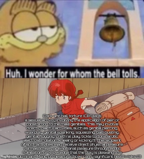 image tagged in huh i wonder for whom the bell tolls | made w/ Imgflip meme maker