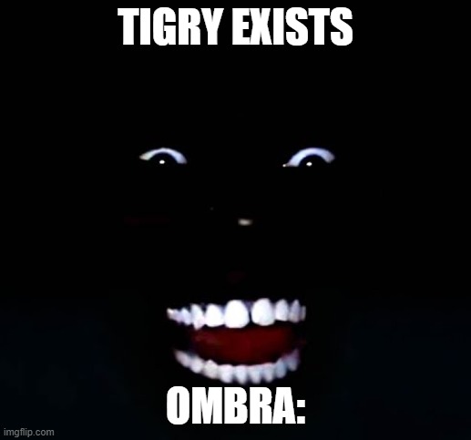 Hey hey hey! | TIGRY EXISTS; OMBRA: | image tagged in hey hey hey | made w/ Imgflip meme maker