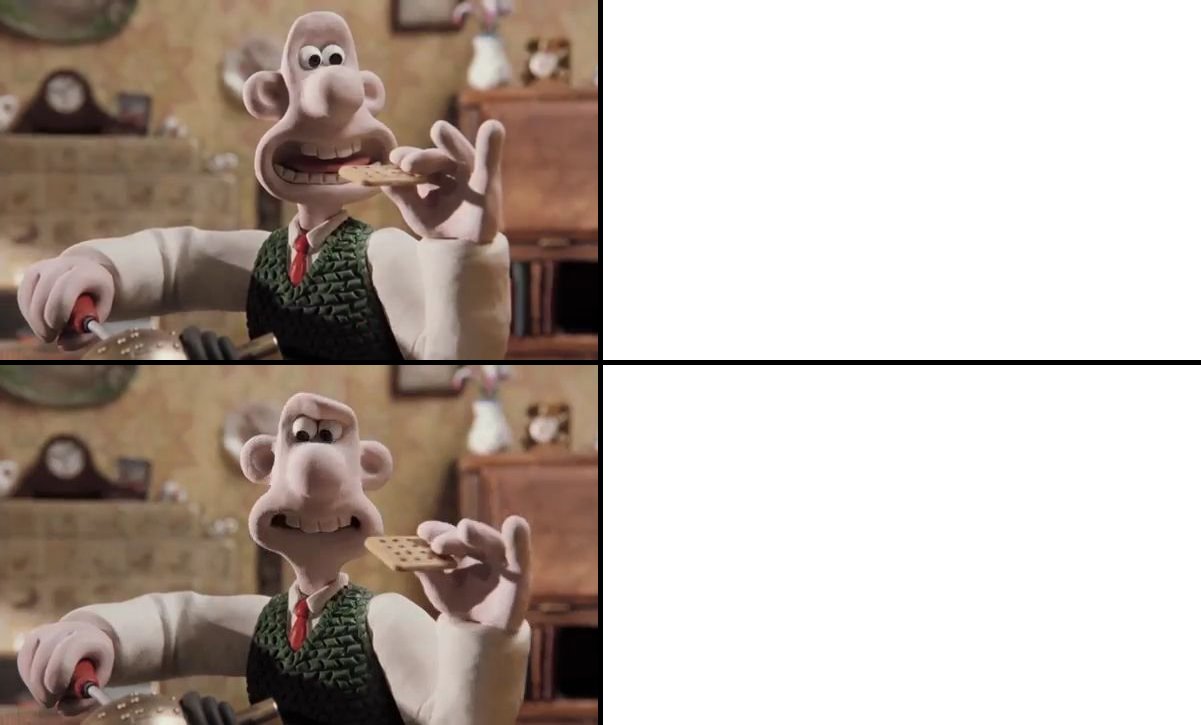 Wallace cracker hesitation Blank Meme Template