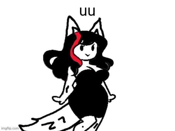 u | uu | image tagged in claire furry | made w/ Imgflip meme maker