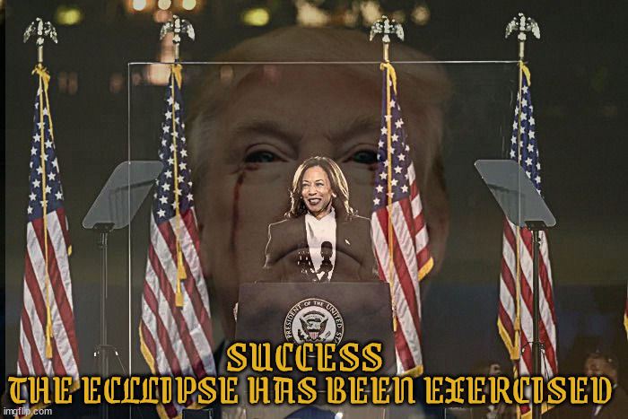 The Ellipse has been exercised | SUCCESS; THE ECLLIPSE HAS BEEN EXERCISED | image tagged in the ellipse has been exercised,be thou gone satan,sacred ground,antichrist banished,maga miffed,closing the argument | made w/ Imgflip meme maker