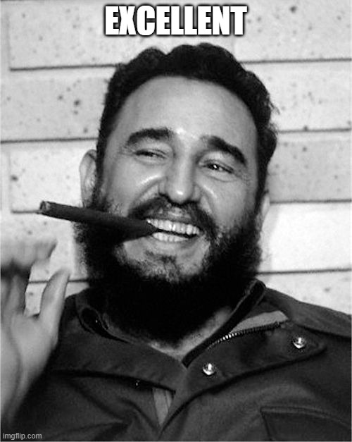 Fidel Castro | EXCELLENT | image tagged in fidel castro | made w/ Imgflip meme maker