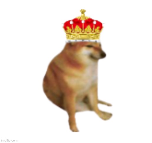 King Cheems | image tagged in king cheems | made w/ Imgflip meme maker