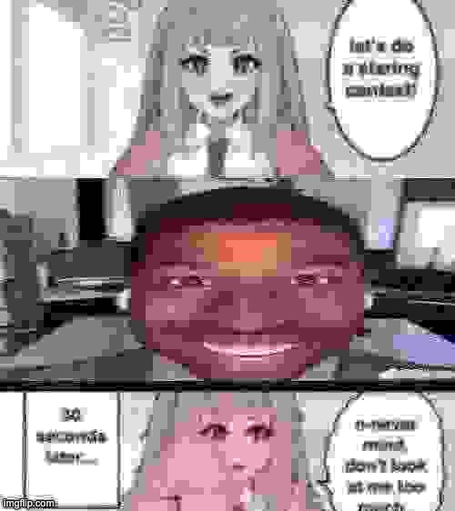 stealing meme infront of person momemt | made w/ Imgflip meme maker