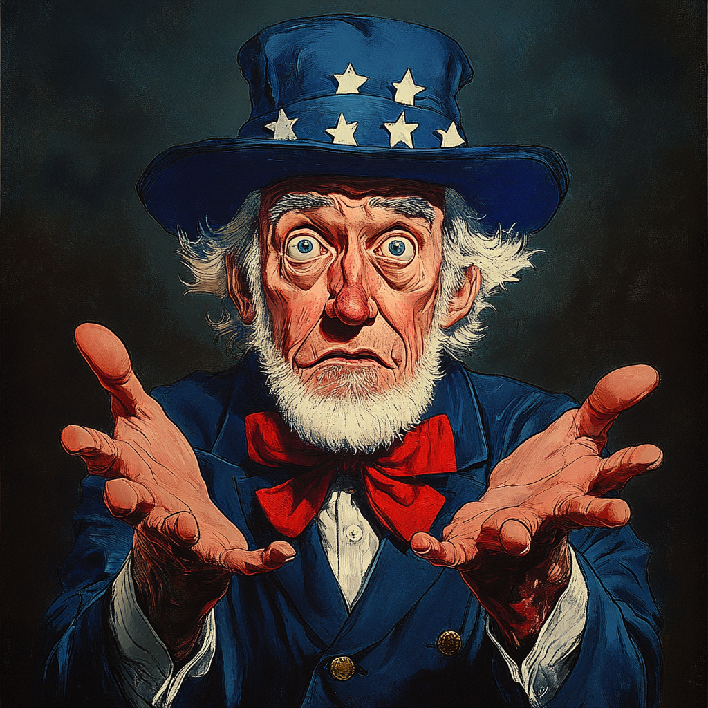 High Quality uncle sam doesn't know Blank Meme Template