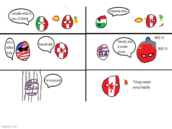 hawaiian pizza | image tagged in countryballs | made w/ Imgflip meme maker