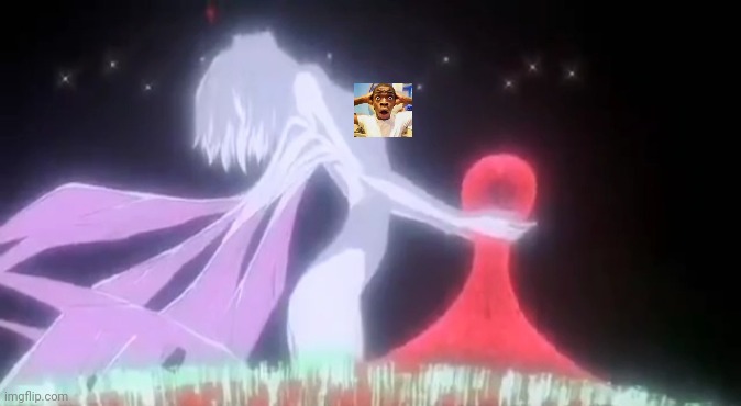 this anime is hella goated | made w/ Imgflip meme maker