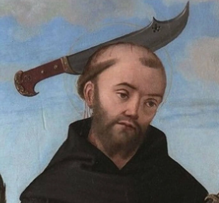 High Quality Medieval Monk Blank Meme Template