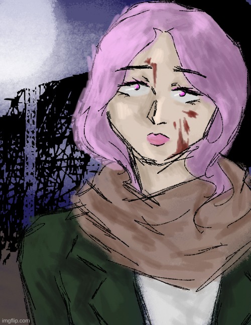 i tried belladonna from purple hyacinith | image tagged in purple hyacinth,drawing,coping mechanism,for it being on hiatus,for 20 months | made w/ Imgflip meme maker