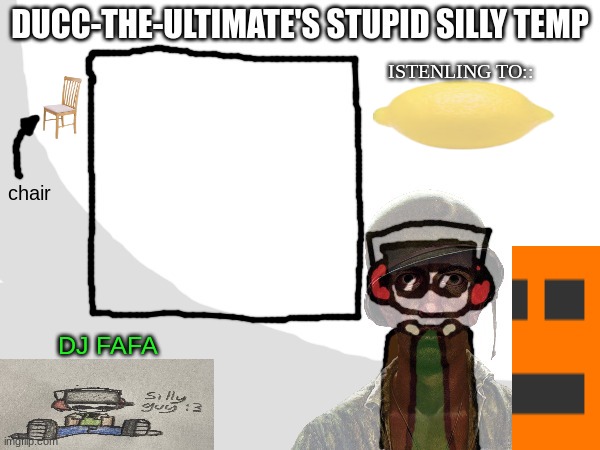 Amlsot finfished | ISTENLING TO::; chair; DJ FAFA | made w/ Imgflip meme maker