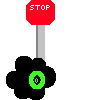 Alien Rolly says STOP (MEME) Meme Template