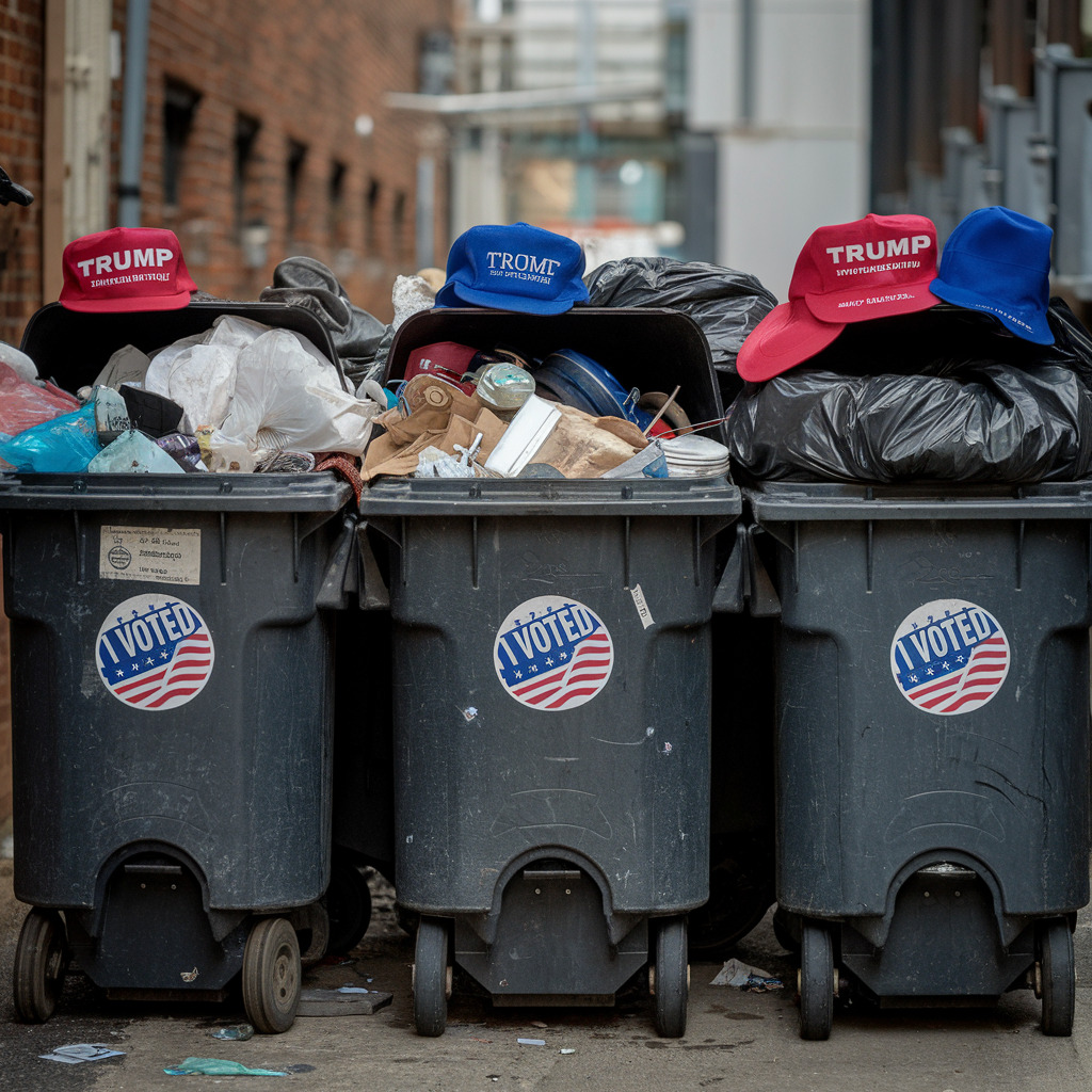 Garbage Trump Supporters Blank Meme Template