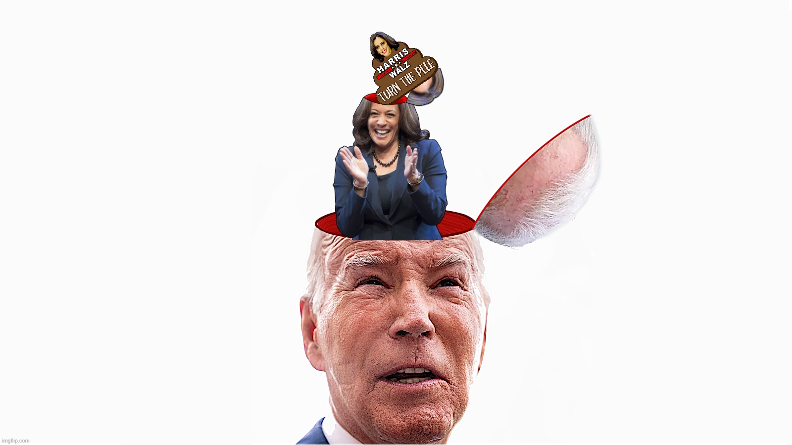 COMPOUND EMPTINESS | image tagged in biden's brain,biden,coup,kamala harris,kamala,brains | made w/ Imgflip meme maker