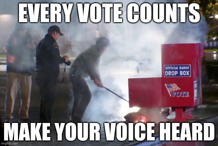 It's the most important election of our lifetime! | EVERY VOTE COUNTS; MAKE YOUR VOICE HEARD | image tagged in vote | made w/ Imgflip meme maker