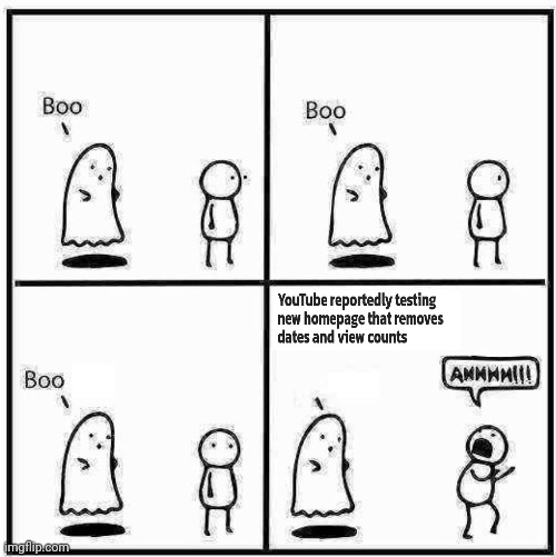 YouTube | image tagged in ghost boo | made w/ Imgflip meme maker