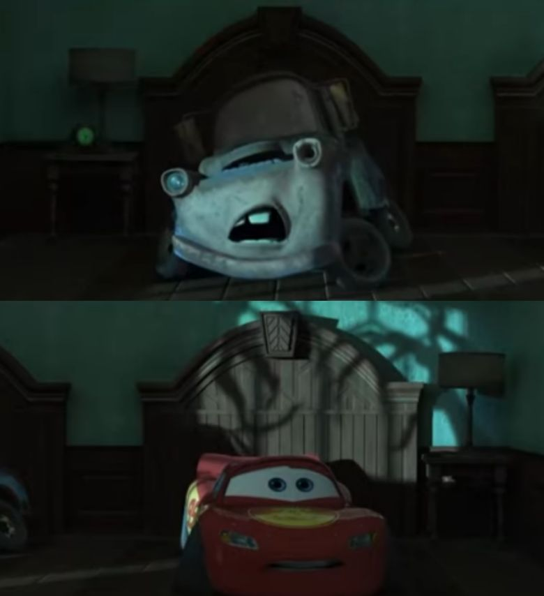 High Quality Mater and Mcqueen Blank Meme Template