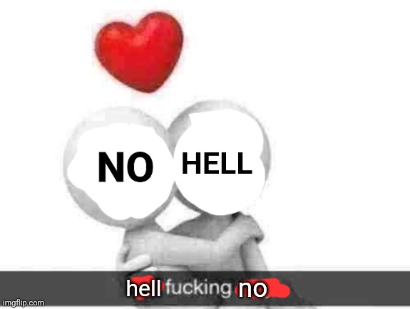 no fucking way | hell no HELL NO | image tagged in no fucking way | made w/ Imgflip meme maker
