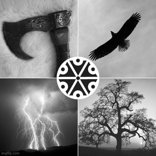 Fun fact early Slavic Christians put characteristics and imagery of pagan gods onto the saints | image tagged in perun - slavic god | made w/ Imgflip meme maker