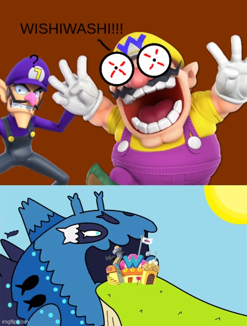 Wario and Waluigi dies to a school of Wishiwashi.mp3 | made w/ Imgflip meme maker