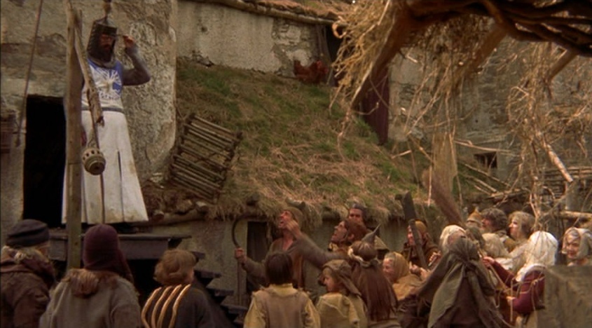 Monty Python witch scene Blank Meme Template